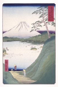Passage de Misaka dans la province de Kai - Ando or Utagawa Hiroshige