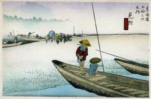 Mitsuke sur la route du Tokaido (29e station), c.1900