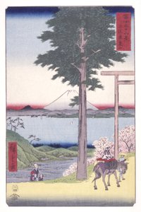 Mont Rokuso Dans La Province De Kazusa (Kazusa Rokusozan) - Ando or Utagawa Hiroshige