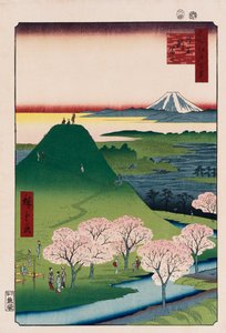 Nouveau Fuji, Meguro, de la série Cent Vues des Lieux Célèbres d