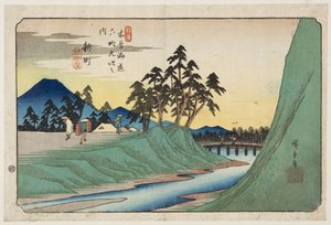 N° 12, Shinmachi - Ando or Utagawa Hiroshige