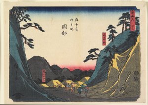 No. 22 Okabe - Ando or Utagawa Hiroshige