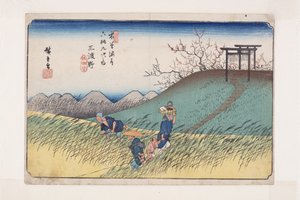 No. 42, Midono - Ando or Utagawa Hiroshige