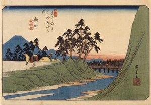 Shinmachi - Ando or Utagawa Hiroshige