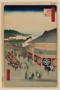 Shitaya Hirokoji - Ando or Utagawa Hiroshige