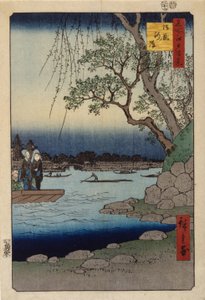 Stables Embankment - Ando or Utagawa Hiroshige