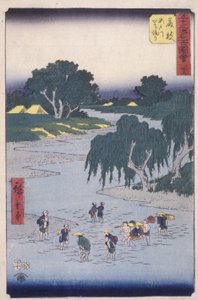 Station 23, Fujieda - Ando or Utagawa Hiroshige