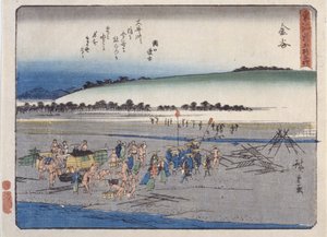 Station 25, Kanaya - Ando or Utagawa Hiroshige
