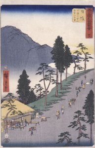 Station 26, Nissaka - Ando or Utagawa Hiroshige