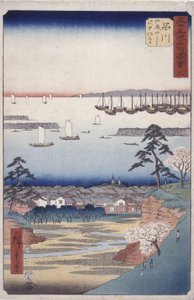Station 2, Shinagawa - Ando or Utagawa Hiroshige