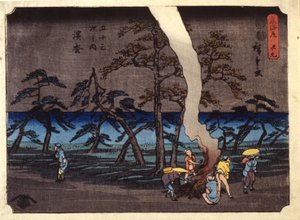 Station 30, Hamamatsu - Ando or Utagawa Hiroshige