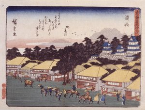 Station 30, Hamamatsu - Ando or Utagawa Hiroshige