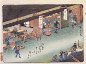 Station 43, Kuwana - Ando or Utagawa Hiroshige