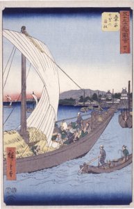 Station 43, Kuwana - Ando or Utagawa Hiroshige