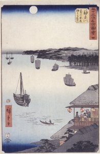 Station 4, Kanagawa - Ando or Utagawa Hiroshige
