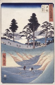 Station 6, Totsuka - Ando or Utagawa Hiroshige