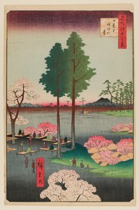 Suwa Bluff, Nippori - Ando or Utagawa Hiroshige