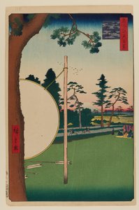 Le manège Takata - Ando or Utagawa Hiroshige