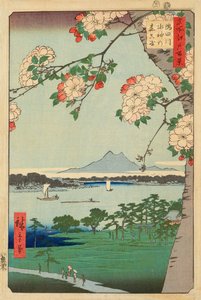 Les bois de Suijin et Massaki sur la rivière Sumida
