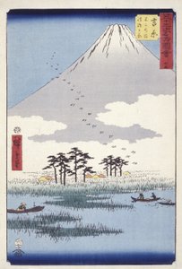 Yoshiwara: Fujinonuma Ukishimagahara - Ando or Utagawa Hiroshige