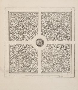 Design pour Parterre, du Théâtre des Plans et Jardinages, pub.1652 - André Mollet