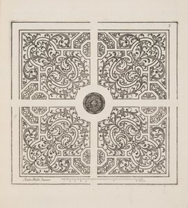 Design pour Parterre, du Théâtre des Plans et Jardinages, pub.1652 - André Mollet