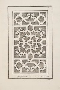 Conception pour Parterre, du Théâtre des Plans et Jardinages, pub.1652 - André Mollet