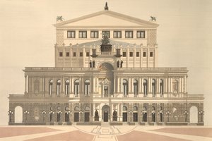 Opéra national, Dresde, Allemagne