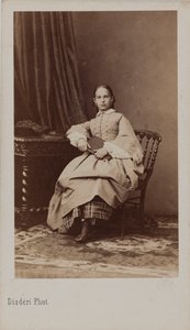 Portrait de la princesse Eugénie Maximilianovna de Leuchtenberg, vers 1865 - Andre Adolphe Eugene Disderi