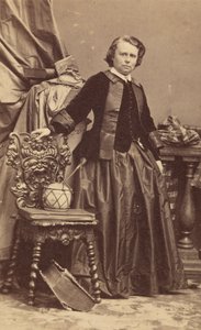 Portrait de Rosa Bonheur 1822-1899, début des années 1860 - Andre Adolphe Eugene Disderi