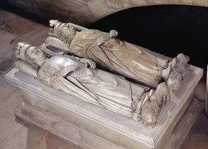 Effigies de Philippe VI de Valois et Jean II Le Bon