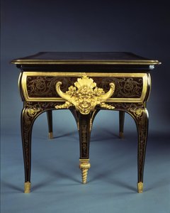 Bureau plat Louis XIV - Andre Charles (attr. to) Boulle