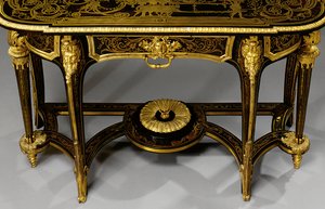 Une des deux tables de console Louis XIV assorties, vers 1710 - Andre Charles (attr. to) Boulle