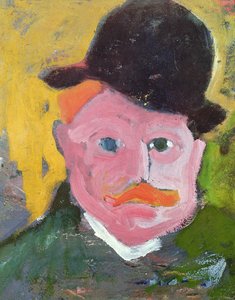Portrait de Maurice de Vlaminck (1876-1958) 1905 (huile sur toile) - Andre Derain