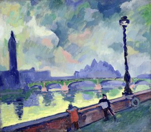 Vue de la Tamise au pont de Westminster, vers 1905-06 - Andre Derain