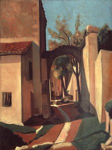 Village en Provence (huile sur toile) - Andre Derain