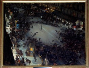 La charge, Boulevard Montmartre