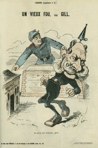 Un vieux fou, caricature par Guillaume Ier d