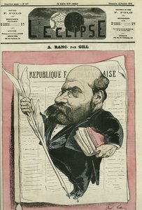 Arthur Ranc (1831-1908), journaliste et homme politique français. Couverture dans "L