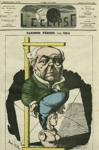 Auguste Casimir Perier (1811-1876), homme politique français. Couverture de « L