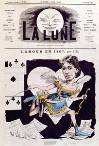 Caricature de Cora Pearl (1842-c.1886) de 