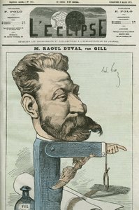 Caricature de Fernand Raoul-Duval - Andre Gill