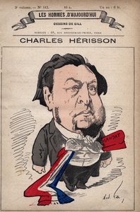 Caricature de Charles Hérisson (1831-1893) de 