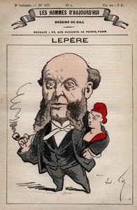Caricature de Charles Lepère 1823-1885 de 