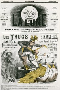 Caricature des "Thugs", un culte d