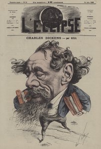 Charles Dickens par Gill - Andre Gill