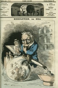 Dissolution, Adolphe Thiers (1797-1877), historien et Président de la République. Couverture dans "L