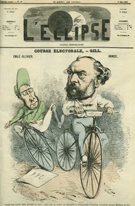 Émile Ollivier (1825-1913), homme politique français et Bancel. Couverture dans « L