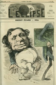 Ernest Picard (1821-1877), homme politique français. Couverture de « L