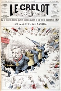Ferdinand de Lesseps - par Gill, dans « Les Hommes d